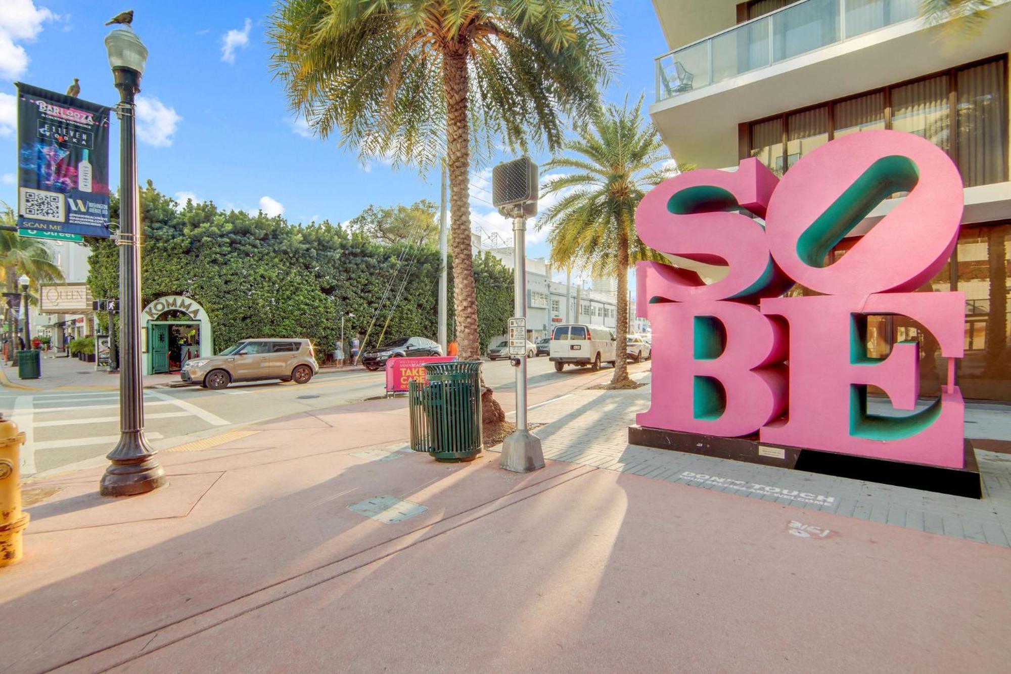 Ocean Drive Beach Fun, W/2 Queen Beds South Beach Apartment Miami Beach Exterior photo